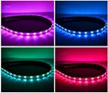 IP65 DC24 flexible wall washer RGB led strip light for building outdoor 