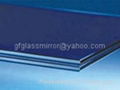 blue laminated glass