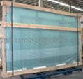 package crates with float glass panel