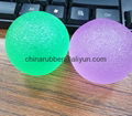 TPR stress ball, water bouncing ball with fabric, custom grape mesh squishy ball 17