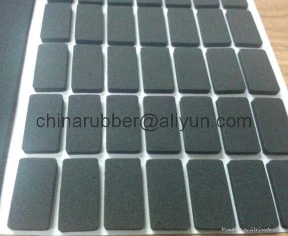 self adhesieve transparent silicone rubber feet for electronic products 4