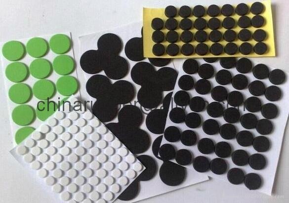 self adhesieve transparent silicone rubber feet for electronic products 5