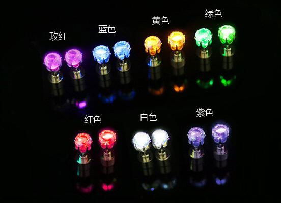 2014 China Factory Wholesale Anti-Inflammatory Charming light up LED Earrings 2