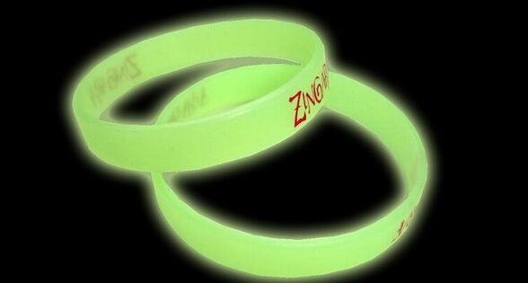 Promotional silicone wristband silicone fluorescent bracelet 4