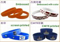 Promotional silicone wristband silicone fluorescent bracelet 5