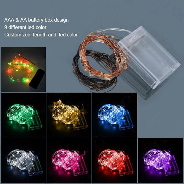 Decoration Copper Wire LED String Light  Fashion Promotion 3A Led String Light 2