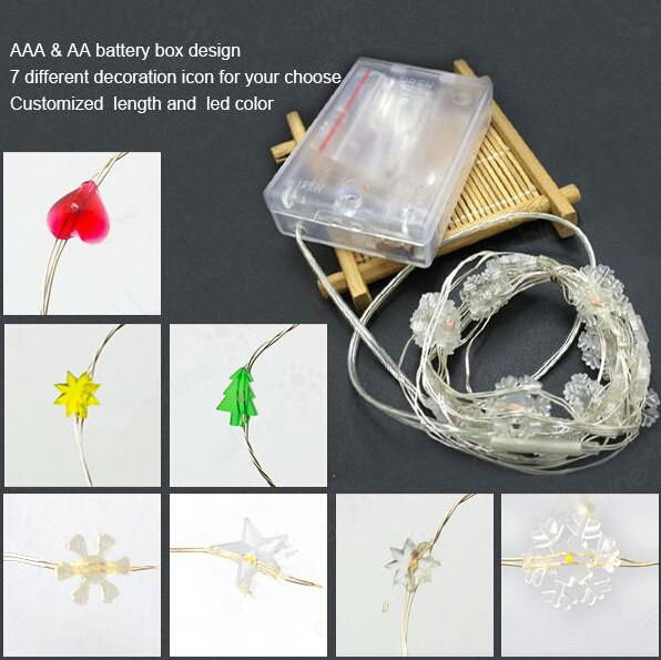 Decoration Copper Wire LED String Light  Fashion Promotion 3A Led String Light 4