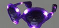Halloween Light up LED Flashing Skull Sunglasses