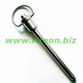 R handle quick release ball lock pin