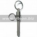 Double acting quick release ball lock pin M8SRD30