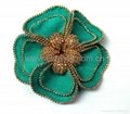 Genuine leather flower clips, leather shoe clips, leather bows factory wholesale