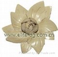 PU patterned  bows,brooches,shoe clip 