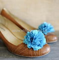 bridal flower shoe clips 1