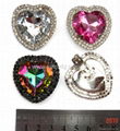 Heat shape alloy rhinestone vintage shoe clip 1