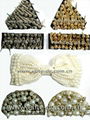 beaded shoe flower, beaded garments accessories wholesale 2