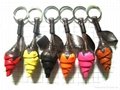 Leather accessoreis keychain, leather gifts for promotion wholesale