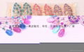 Zinc Alloy embeded with shining rhinestone hair pins, hair claw