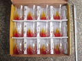 12pcs/pack glass cup in stock, supply various kinds of cheap stocklot 1