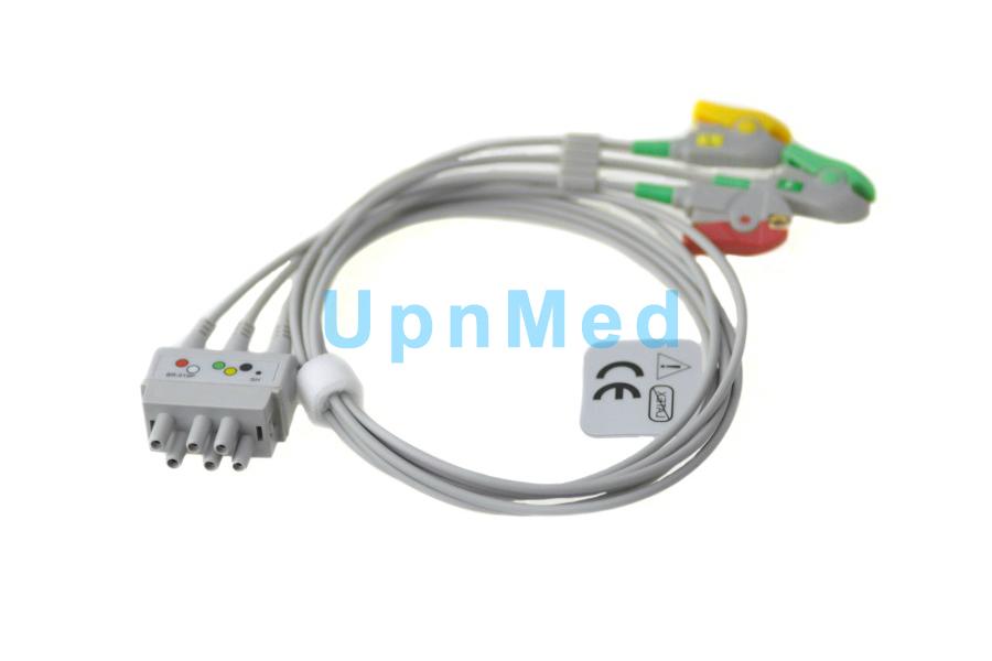 BR-019P Nihon Kohden 3 lead ECG wires