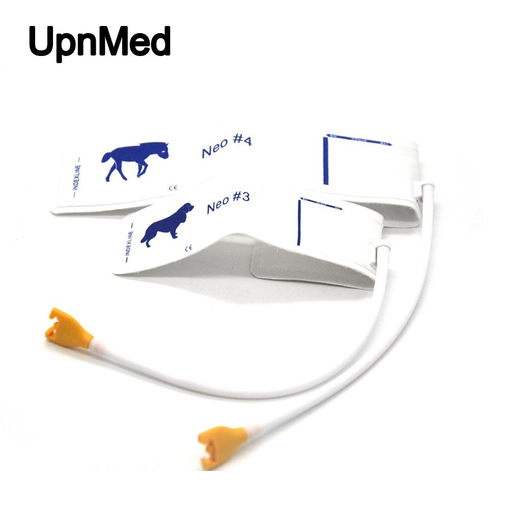 Philips M1870B/1872B Disposable size 3/4 cuff  with connector for animals 3