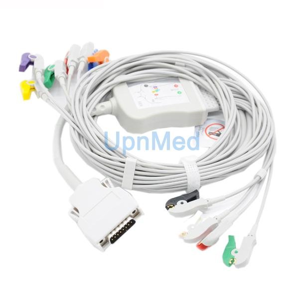 Mortara 10 lead EKG cable with leadwires  2