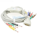 Nihon Kohden 10-lead EKG cable with leadwires  1