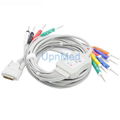 Nihon Kohden 10-lead EKG cable with leadwires  2