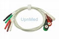 DIN 3 lead 5 lead ECG lead wire