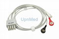 Nihon Kohden BR-903P 3 lead ECG leadwires set 2