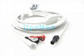 Welch Allyn propaq LT ECG 3 lead snap cable   1