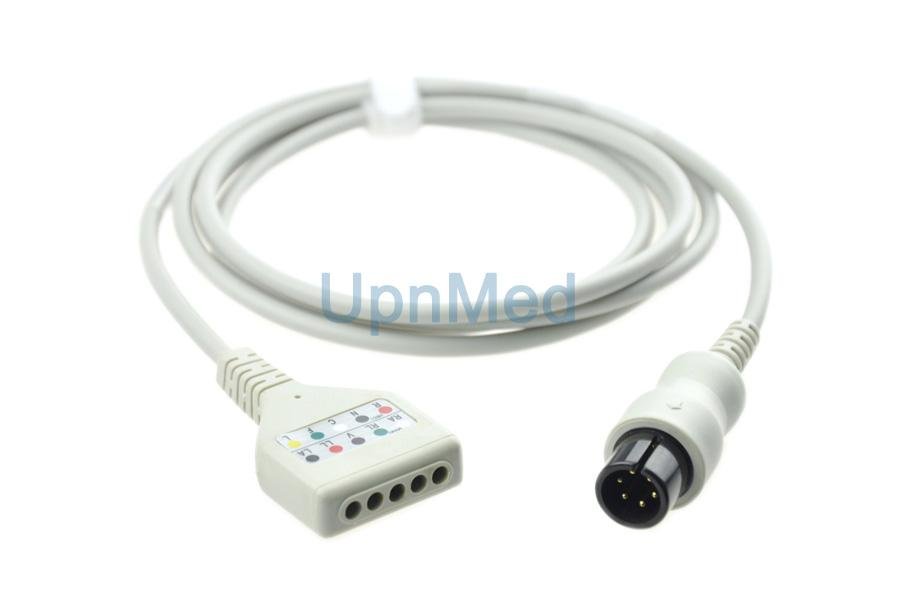 Mindray PM8000 5 Lead ECG trunk cable, Din type 