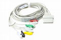 Schiller Lux 5 lead ECG Cable with leadwires 2