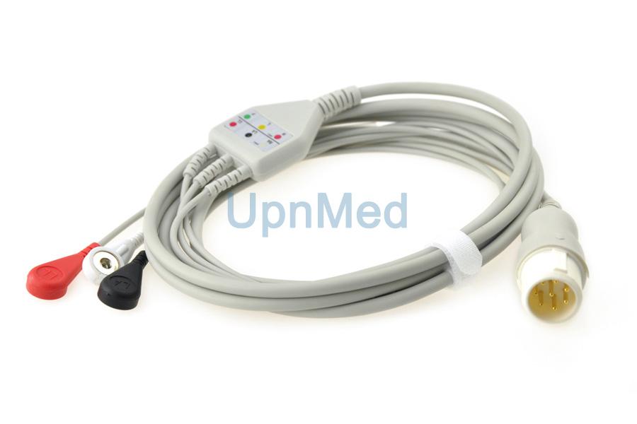 Philips ECG cable with lead wires, 8 pins 4