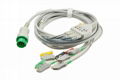 Fukuda Denshi DS7200 5-lead ECG Cable with leadwires 2