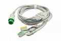 Fukuda Denshi DS7200 5-lead ECG Cable with leadwires