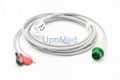 Fukuda Denshi DS7200 5-lead ECG Cable with leadwires