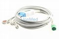 Fukuda DS5100 5-lead ECG Cable with leadwires 1