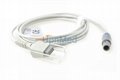 Edan spo2 extension cable, 6pin to DB9F 1