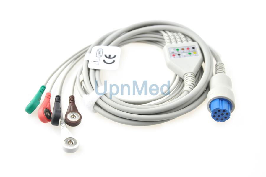 GE Datex Ohmeda Cardiocap 5 ECG Cable 