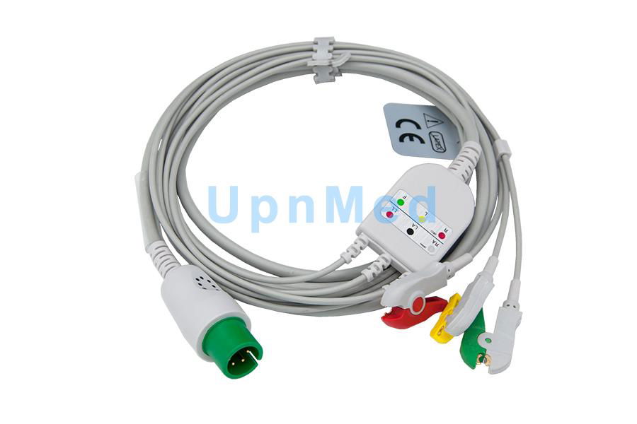 MEK One piece ECG Cable, 6 pins 