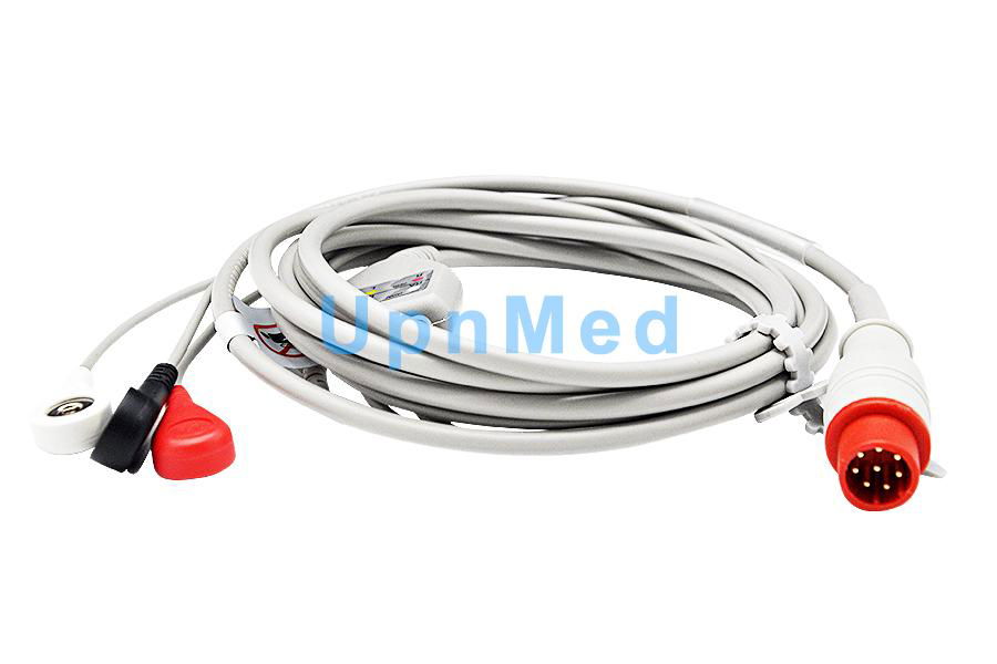 Bionet BM3 ECG Cable with leadwires,8 pins  2