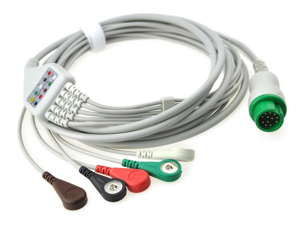 Mindray PM5000 PM6000 ECG Cable with leadwires