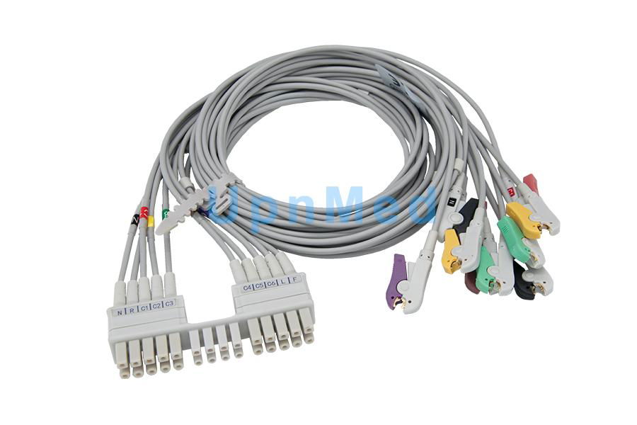 Mortara Eli230 ECG 10 lead wires  2