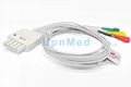 0012-00-1262-01 Datascope Passport Mindray 5 lead Leadwires