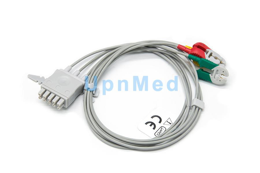 GE 5 lead ECG lead wires set 3