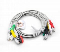 700-0007-00 Spacelabs ECG 3 lead 5 lead wire set