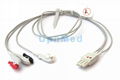 M1672A Philips 3 Lead ECG Lead Set 2