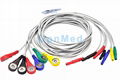 Holter ECG 7 lead  wires set, Din2.0 1