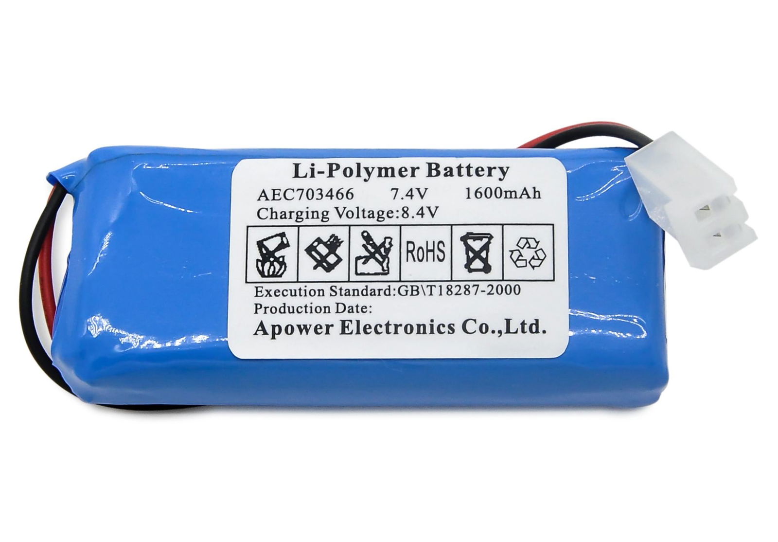 SK-6001 Batteries,7.4V,1600mAh