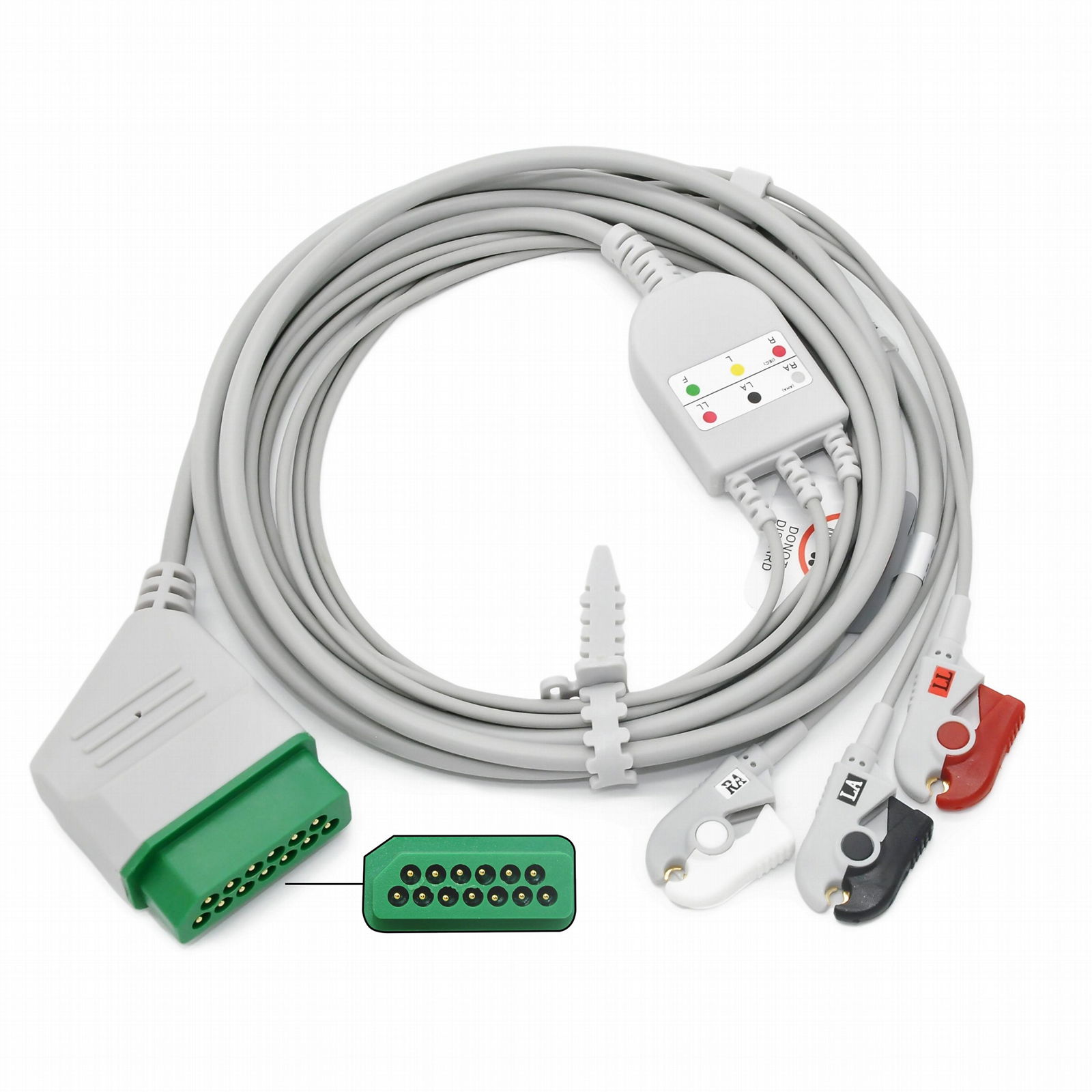 Nihon Kohden ECG Cable with leadwires 